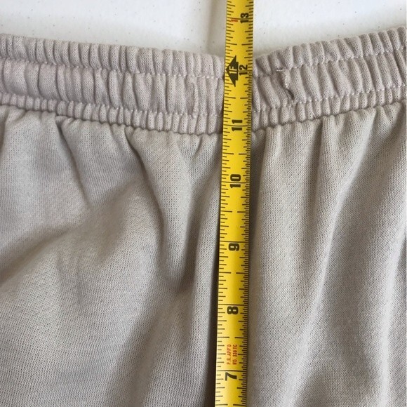 Disney Mickey Mouse Sweatpants Beige White Tuxedo Stripe Embroidered Pockets XL - Picture 10 of 12